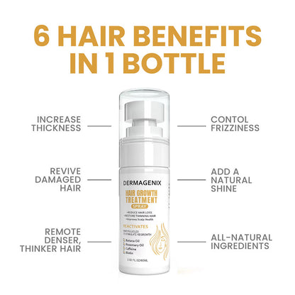 Dermagenix Hair Growth Treatment Spray - Batana + Rosemary + Biotin (20z) zieselo